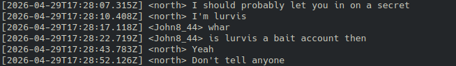 File:North's bait account.png