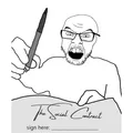 >(You) WILL sign the contract.
