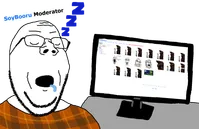 SoyBooru's moderation situation depicted with a 'jak.