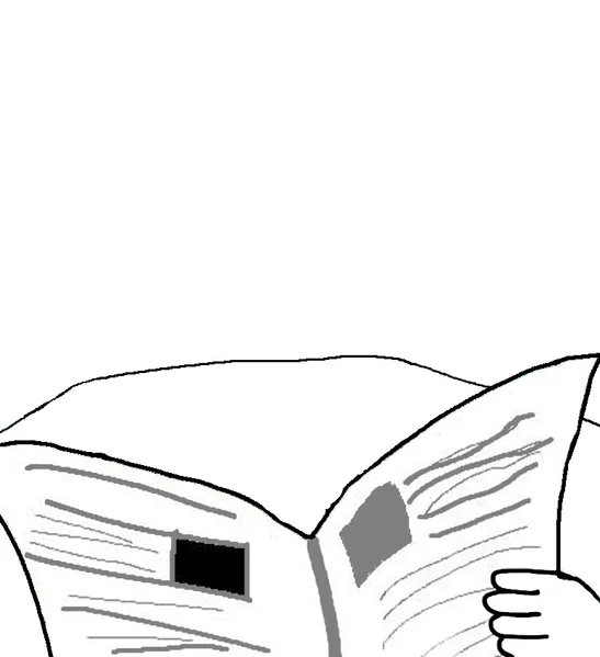 File:Soyjak looking up from newspaper.png