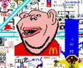 An obsessed faggot or something of that accord yeah next to marge.