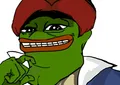 A K.Y.M. agent after successfully raiding Soyjak.Party with maskthreads