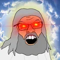 Godjak with glowing eyes