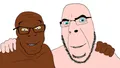 White people and Black people