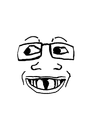 Grinlook Poggers face