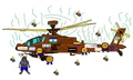 Oneshot Helicopter. Only five are owned by the LJA.