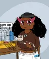 Soyniqua and her pet ferret