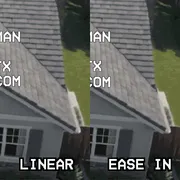 Linear animation vs Ease animation