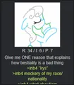 example B of zoophilia