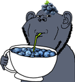 Swede blueberry cannibalism