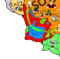 Map of the conflict as of July 5, 2024.
