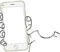 Showing you something on the phone
