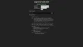 Login screen.