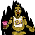Shirtjak as Chica from FNAF.