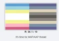 About a third of the threads looked something like this