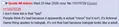 This falsified image is easy to tell due to the date format being unlike the Sharty's, but SNCApedians still took it at face value and widely believe it to be true.[3]