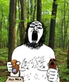 Ignatius making his own soymilk and eating his bugs raw