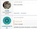 GROWN ASS MAN WEARING A DIAPER!!!