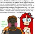 Lunch’s OC dropping a TRVTHNVKE on an Htsm version of Dan. (<----lies)