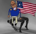An Americhad sigma hanging a Europoor. Make sure to also sacrifice European babies to Moloch.