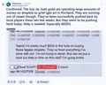 Tranny derailer lies about spending money on the raid, other trannies fall for it and they think we spent money.
