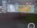 on a garbage bin