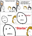 "Starbs" is totes retar