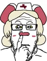 Lorna as Markiplier Soyjak picking her nose.