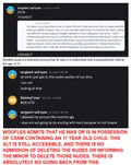 Woofles admitting to POSSESSING 'P OF AN 11 YEAR OLD