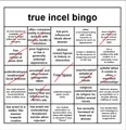 Incel bingo