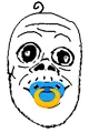 Pacifier (a prototype of the baby trend)