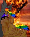 Warrior Z fights Truubi. Warrior Z almost extreme diffed xim, but he had to retreat due to the deadly injuries.
