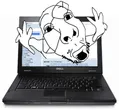 Fisheyejak coming out of your laptop.