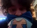 him sniffing a cirno fumo, probably after he jizzed on it
