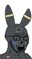 Umbreniggers when Sylveon slam dunks their baby into the trashcan