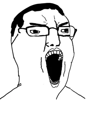 5916 - soybooru.com - alternate chudjak glasses hair open mouth soyjak yellcel.jpg