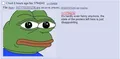 An example of demoralization done by a frogposter.