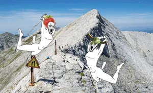 A strawberryjak and melonjak duel it out on the Ridge.