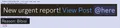 One Swinny user made an urgent report for "Bibisi" and asked if Quote saw it