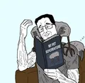 Chud Studying the Soycreature