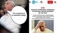How the media usually spins the pope's words (they did this with Francis, they're doing it again with Leo and will do it again with the other future popes).