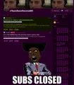 SUBS CLOSED