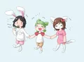 Both hanging out with Yotsuba