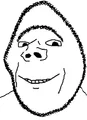Ishish. A combination of the Ishish Soyjak Ears with Impish Soyjak
