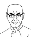 Original trace, bald