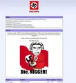 Front page of the nazinetwork, taken on September 1, 2025