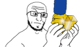 Freezejak holding a sidejak margerald