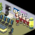 few 'teens forming 1488 with signs and shirts in the hideout before the raid starts