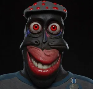 171050 - soybooru.com - ai generated award black background bloodshot eyes chudjak glasses hornycuck jartycuck mushroom op took a selfie of xerself patrick realistic red lips shroom shroomcuck shroomy tears teeth.jpg