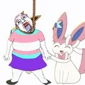 Sylveon ACKing a troonie